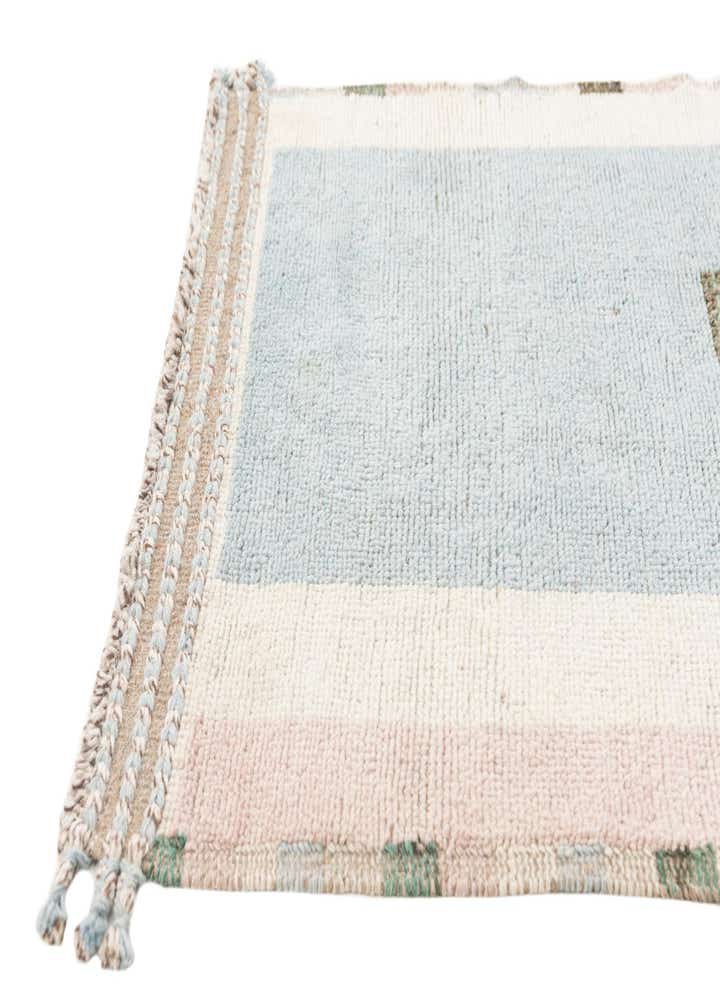 3' 2 x 9' 2 Hand Knotted Moroccan Wool Runner Rug