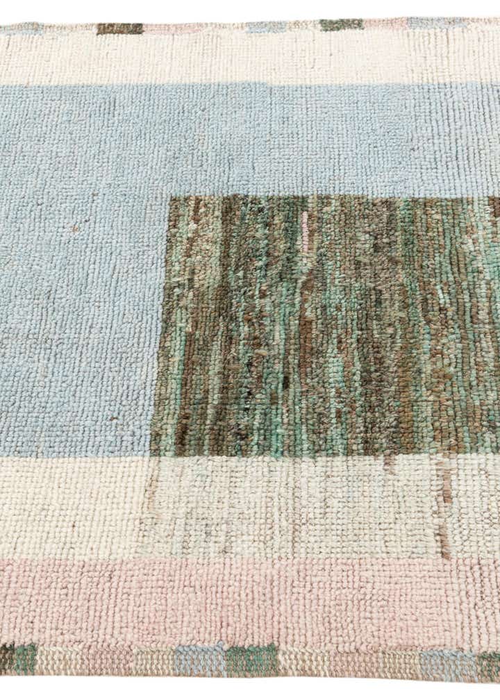 3' 2 x 9' 2 Hand Knotted Moroccan Wool Runner Rug