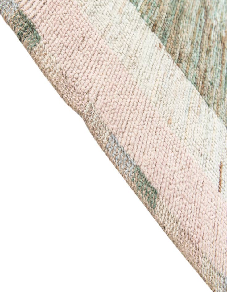 Detail image of 3' 2 x 9' 2  Hand Knotted Moroccan Wool Runner Rug