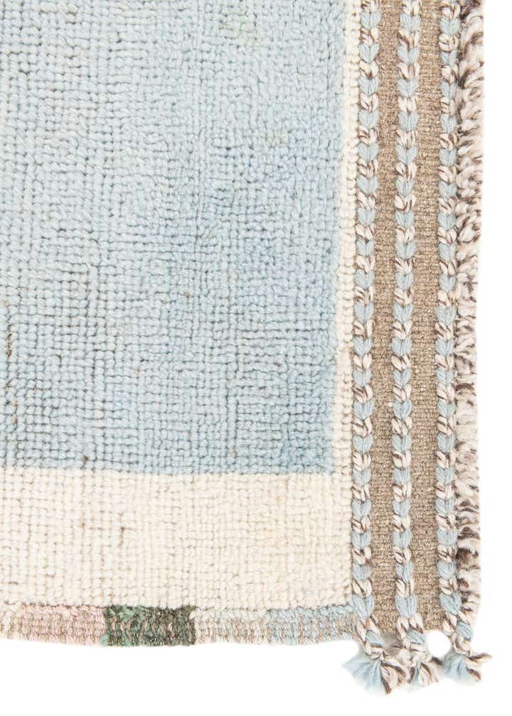 3' 2 x 9' 2 Hand Knotted Moroccan Wool Runner Rug