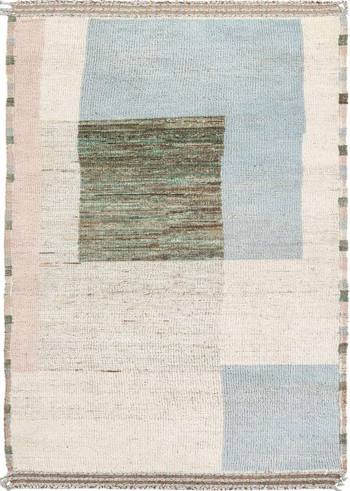 3' 2 x 9' 2 Hand Knotted Moroccan Wool Runner Rug