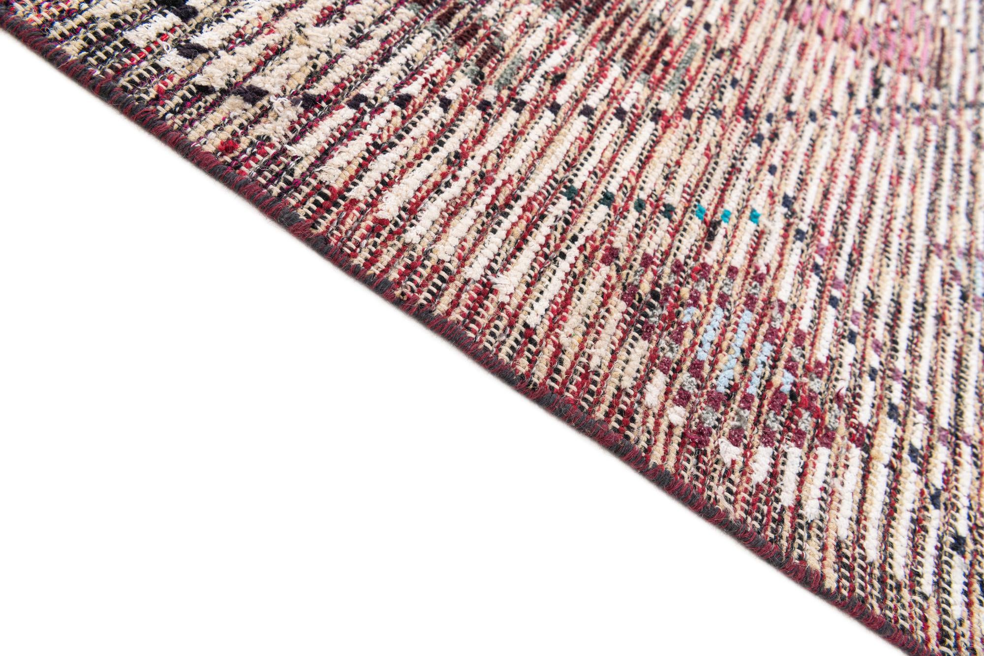 5' x 15' 3 Hand Knotted Moroccan Wool Runner Rug