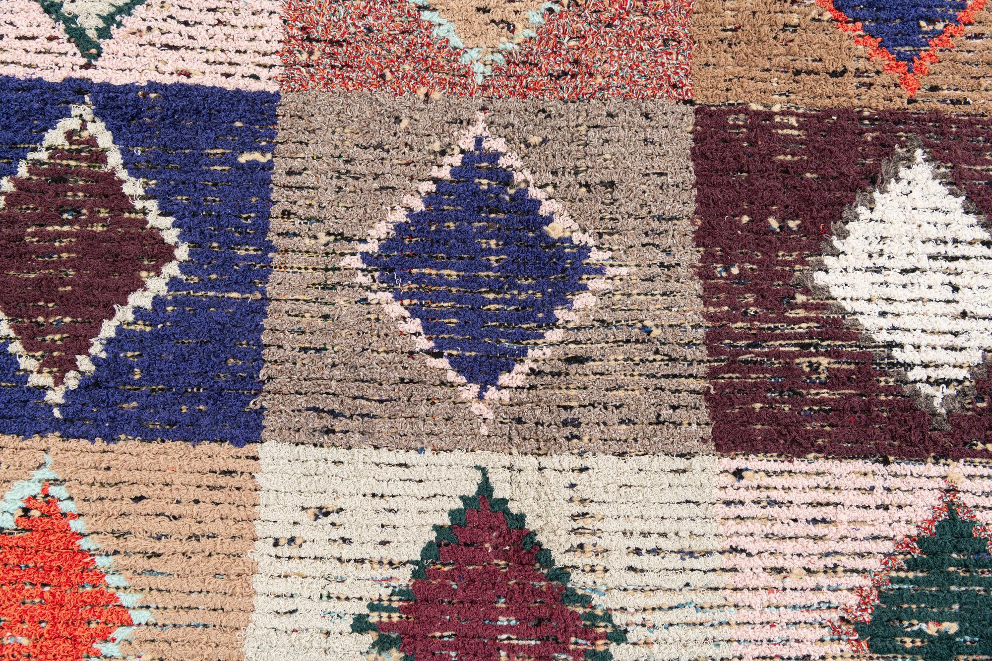 4' 4 x 15' 3 Hand Knotted Moroccan Wool Runner Rug