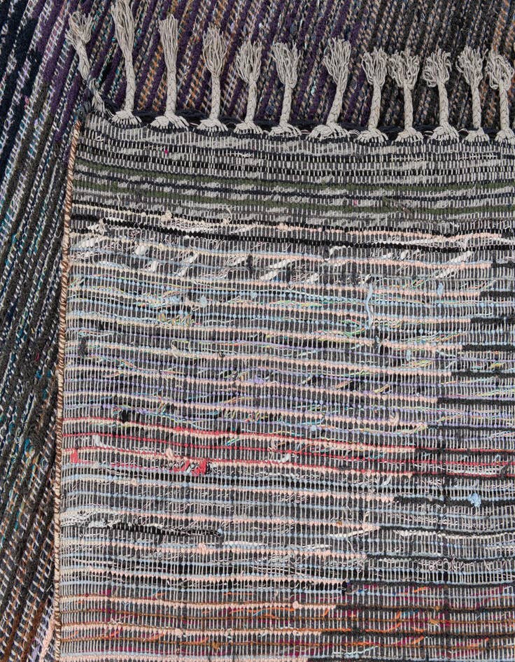 Detail image of 6' 4 x 10' 5  Hand Knotted Moroccan Wool Runner Rug