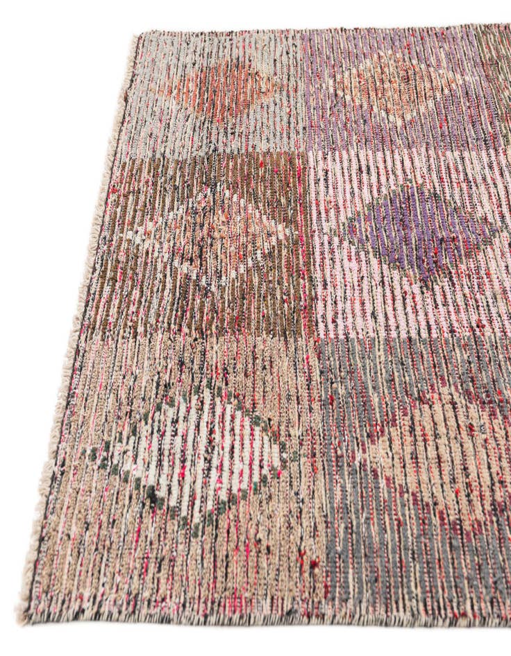 Detail image of 4' 5 x 15' Hand Knotted Moroccan Wool Runner Rug