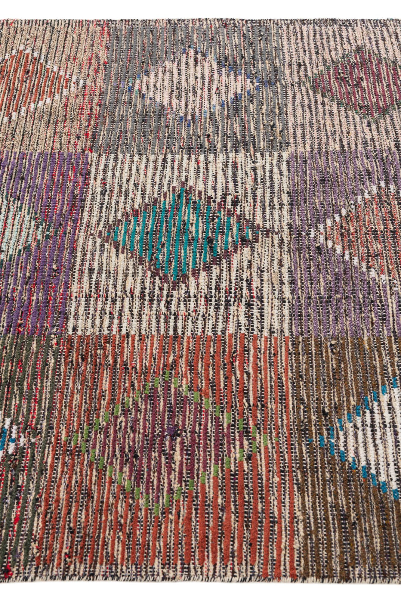 4' 5 x 15' Hand Knotted Moroccan Wool Runner Rug