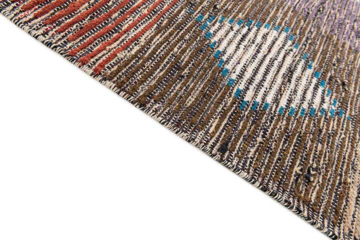 4' 5 x 15' Hand Knotted Moroccan Wool Runner Rug