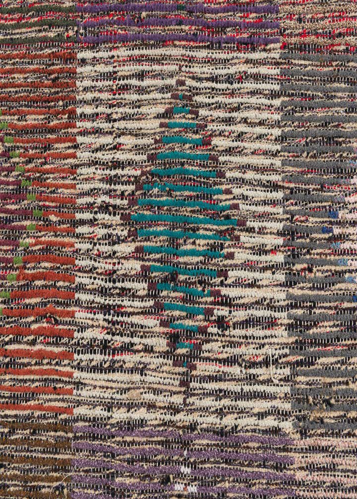 4' 5 x 15' Hand Knotted Moroccan Wool Runner Rug