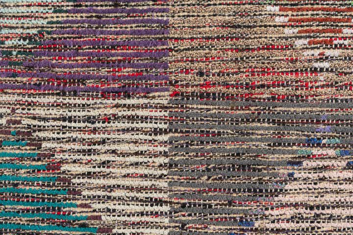 4' 5 x 15' Hand Knotted Moroccan Wool Runner Rug