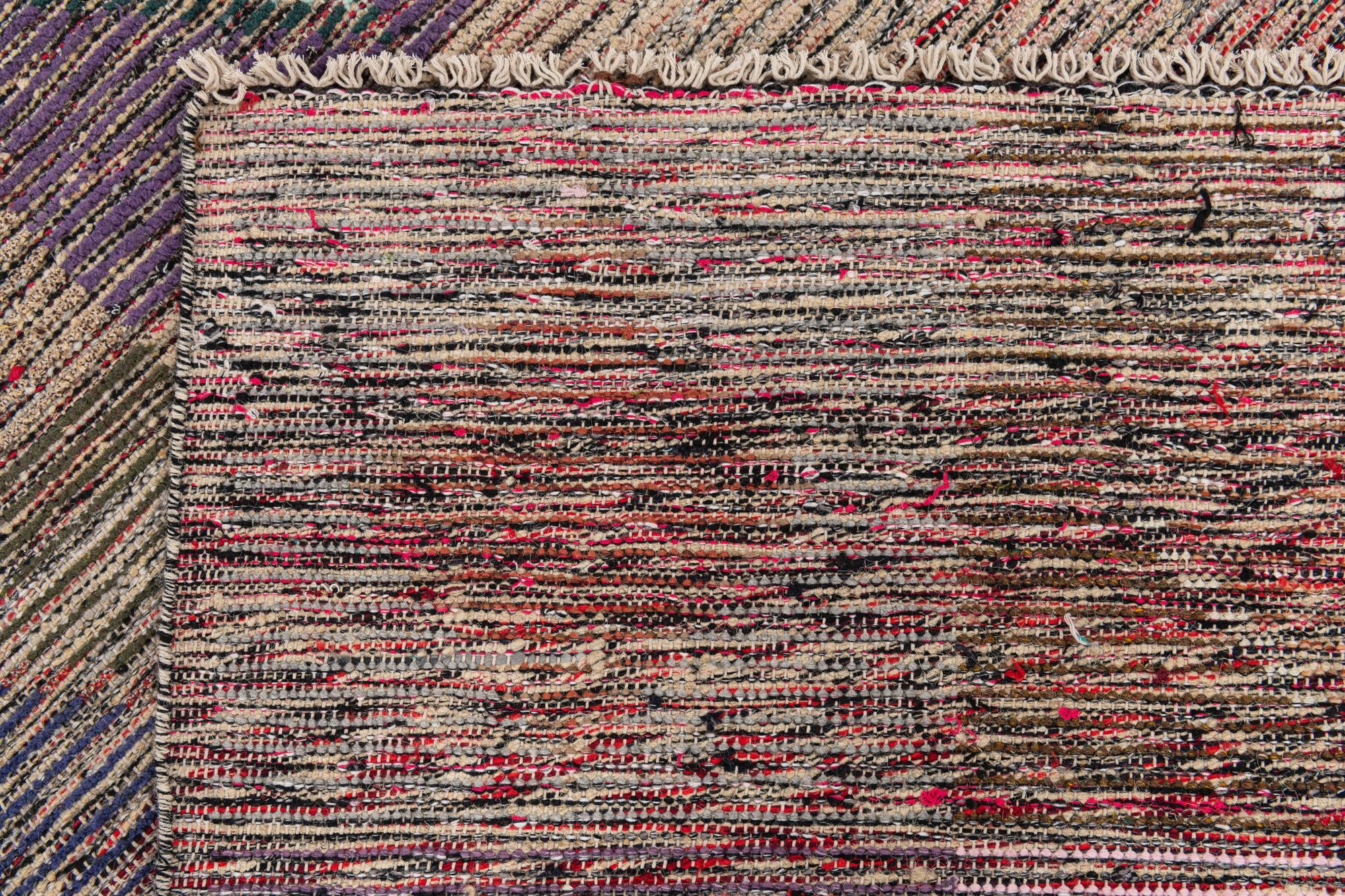 4' 5 x 15' Hand Knotted Moroccan Wool Runner Rug