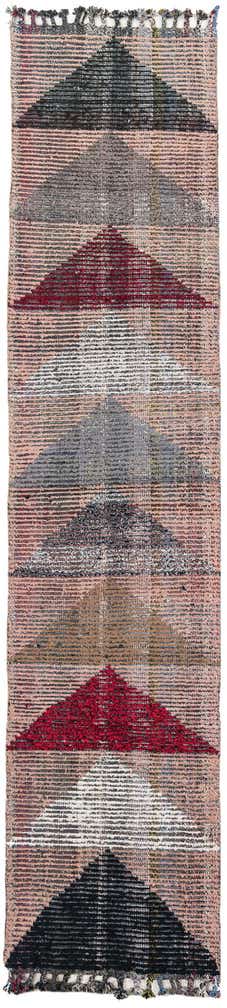 2' 8 x 11' 10 Hand Knotted Moroccan Wool Runner Rug