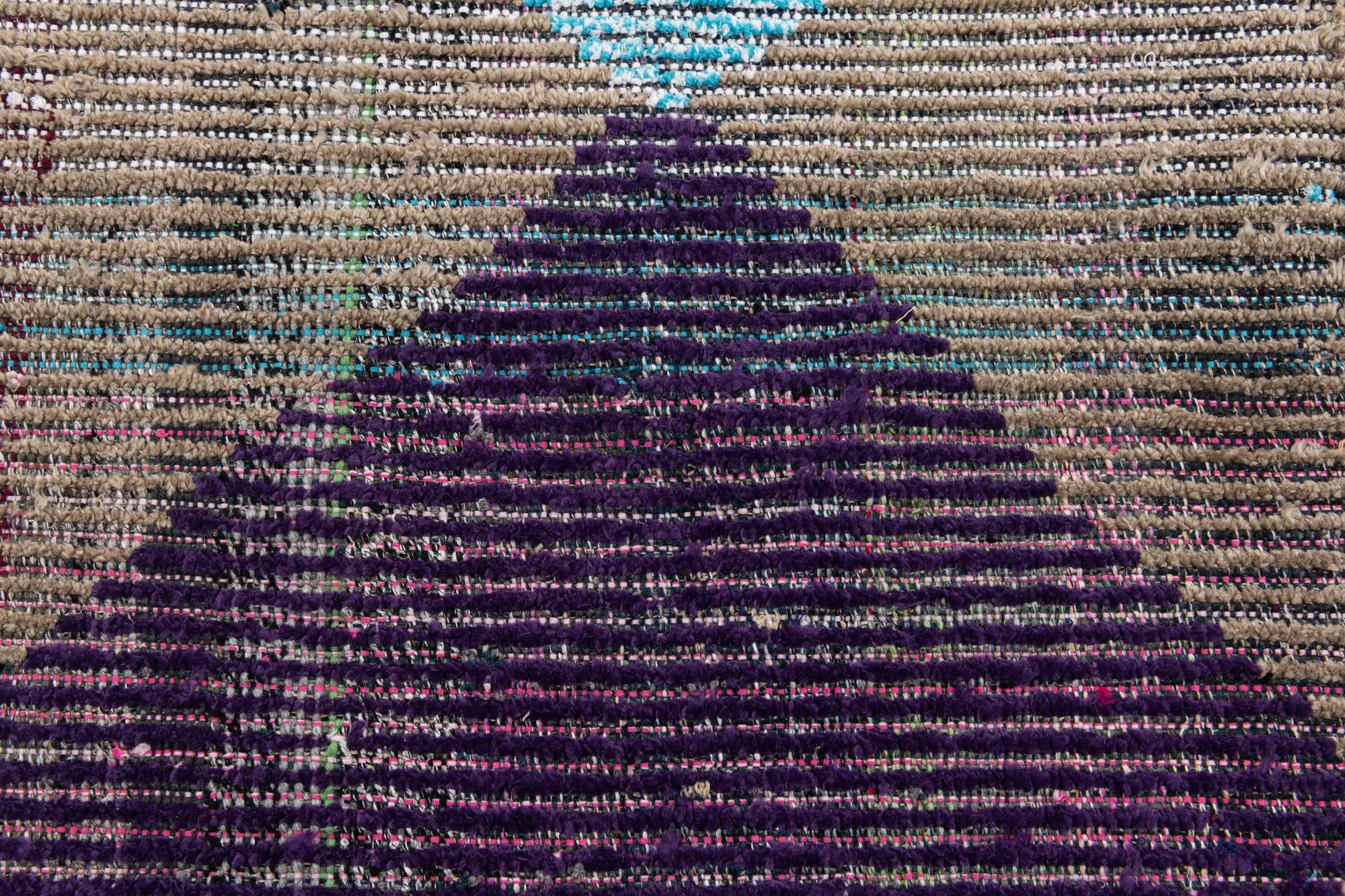 2' 6 x 12' Hand Knotted Moroccan Wool Runner Rug