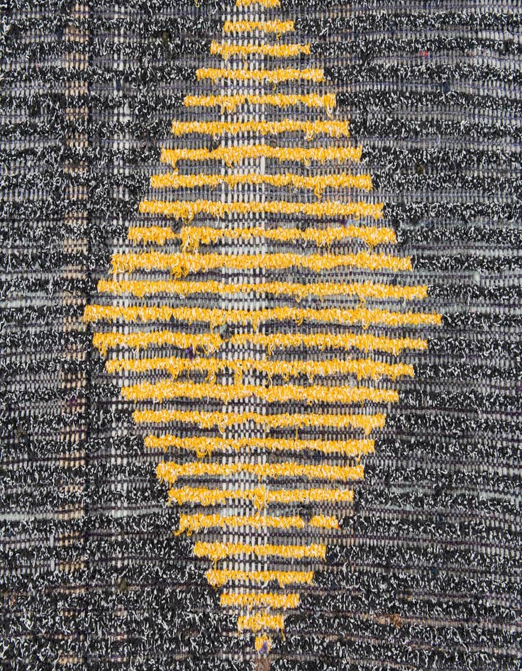 Detail image of 2' 6 x 12' 5  Hand Knotted Moroccan Wool Runner Rug