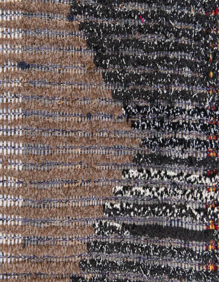 Detail image of 2' 6 x 12' 5  Hand Knotted Moroccan Wool Runner Rug