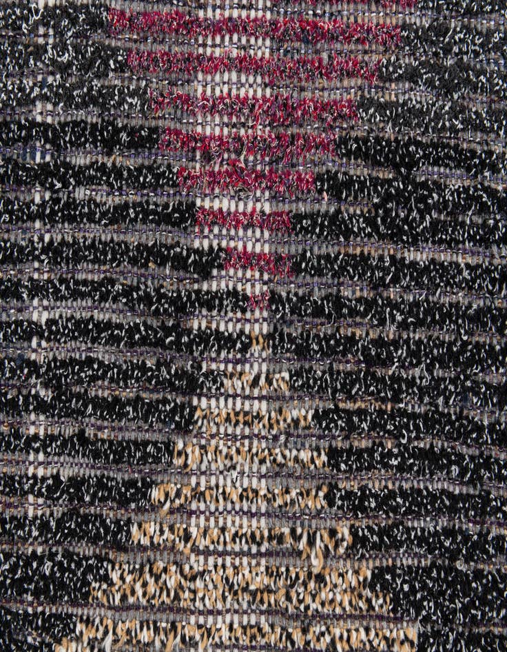 Detail image of 2' 6 x 12' 5  Hand Knotted Moroccan Wool Runner Rug