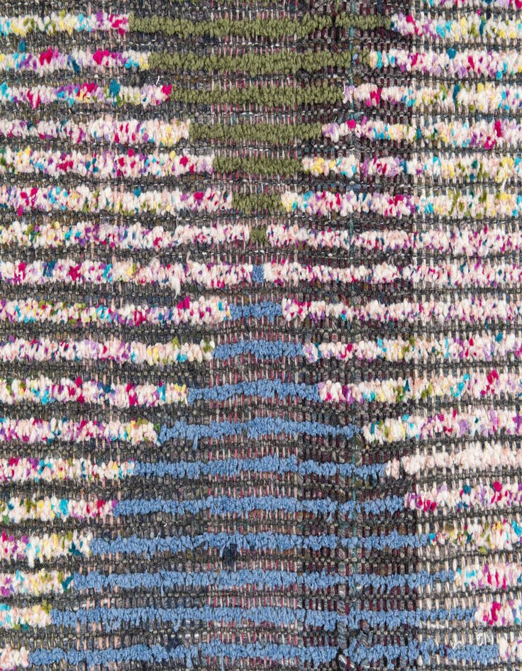 Detail image of 2' 6 x 12' 4  Hand Knotted Moroccan Wool Runner Rug