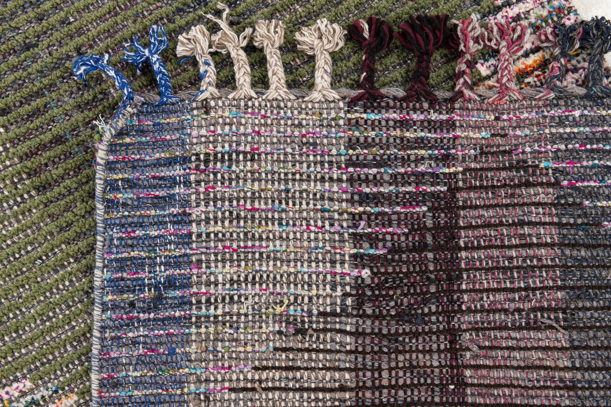 2' 6 x 12' 4 Hand Knotted Moroccan Wool Runner Rug