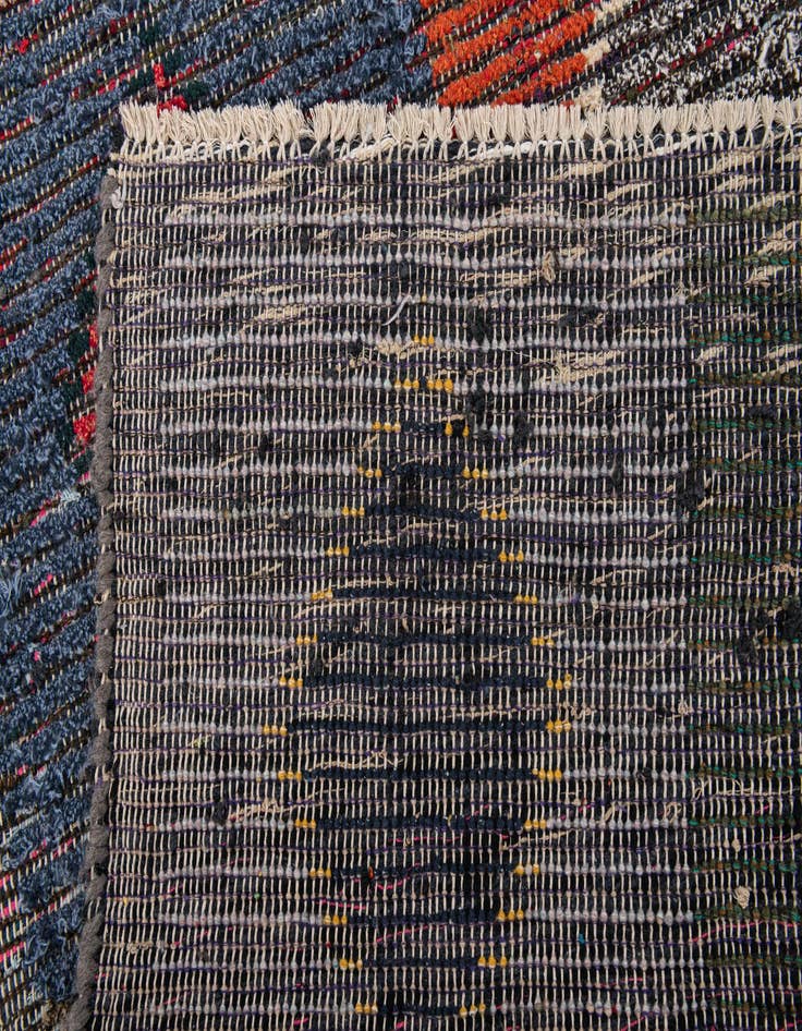 Detail image of 4' 5 x 14' 10  Hand Knotted Moroccan Wool Runner Rug