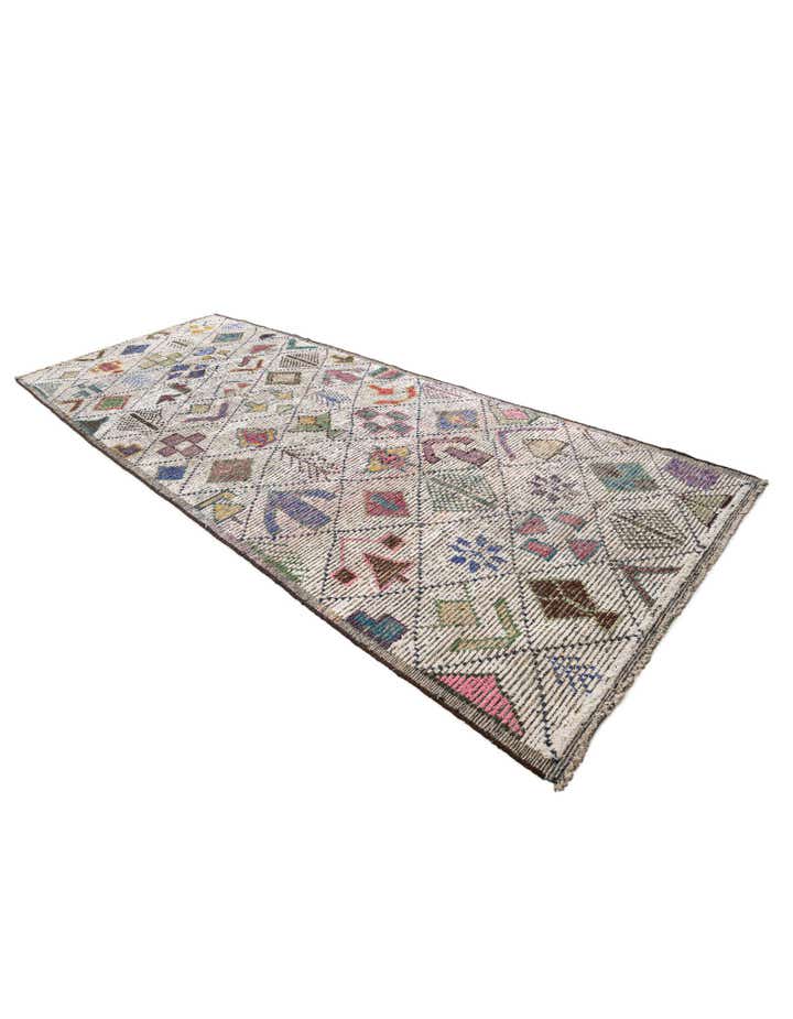 5' 7 x 14' 8 Hand Knotted Moroccan Runner Rug