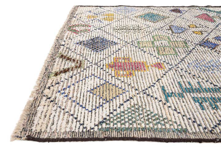 5' 7 x 14' 8 Hand Knotted Moroccan Runner Rug