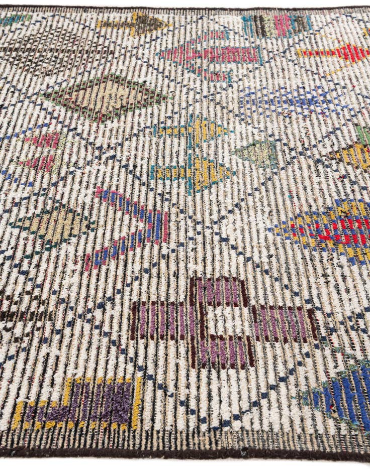 Detail image of 5' 7 x 14' 8  Hand Knotted Moroccan Runner Rug