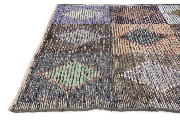 4' 7 x 16' Hand Knotted Moroccan Wool Runner Rug