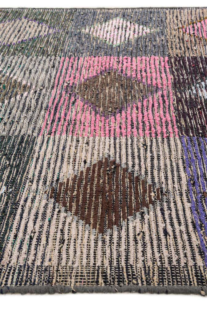 4' 7 x 16' Hand Knotted Moroccan Wool Runner Rug