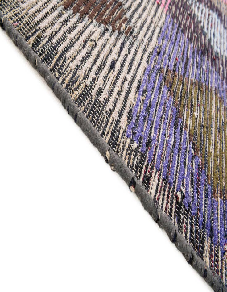 Detail image of 4' 7 x 16' Hand Knotted Moroccan Wool Runner Rug
