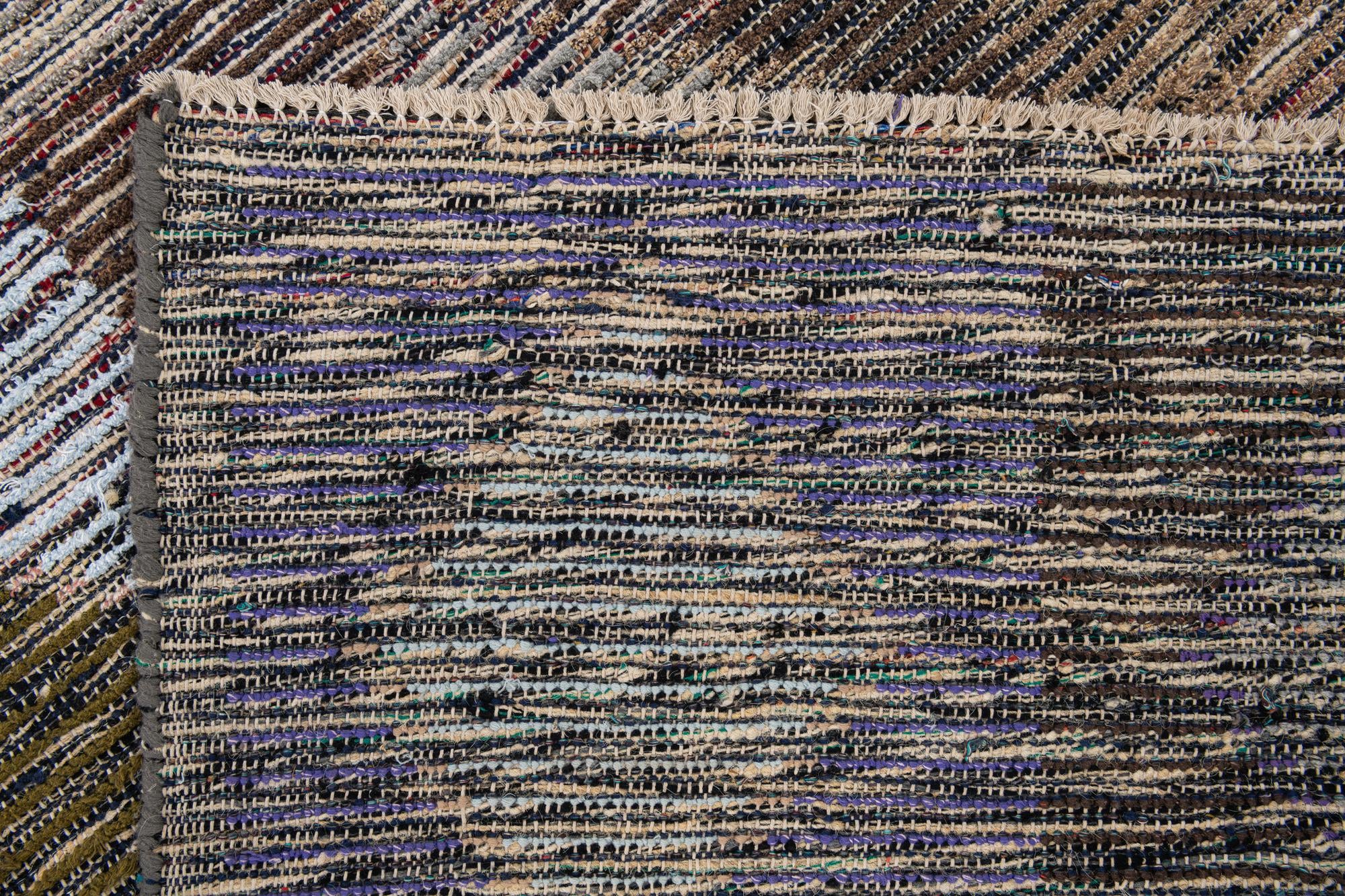 4' 7 x 16' Hand Knotted Moroccan Wool Runner Rug
