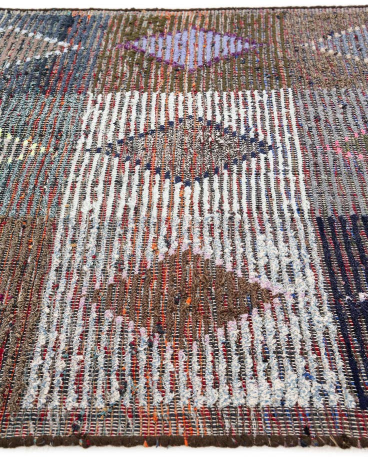 Detail image of 4' 5 x 15' 6  Hand Knotted Moroccan Wool Runner Rug