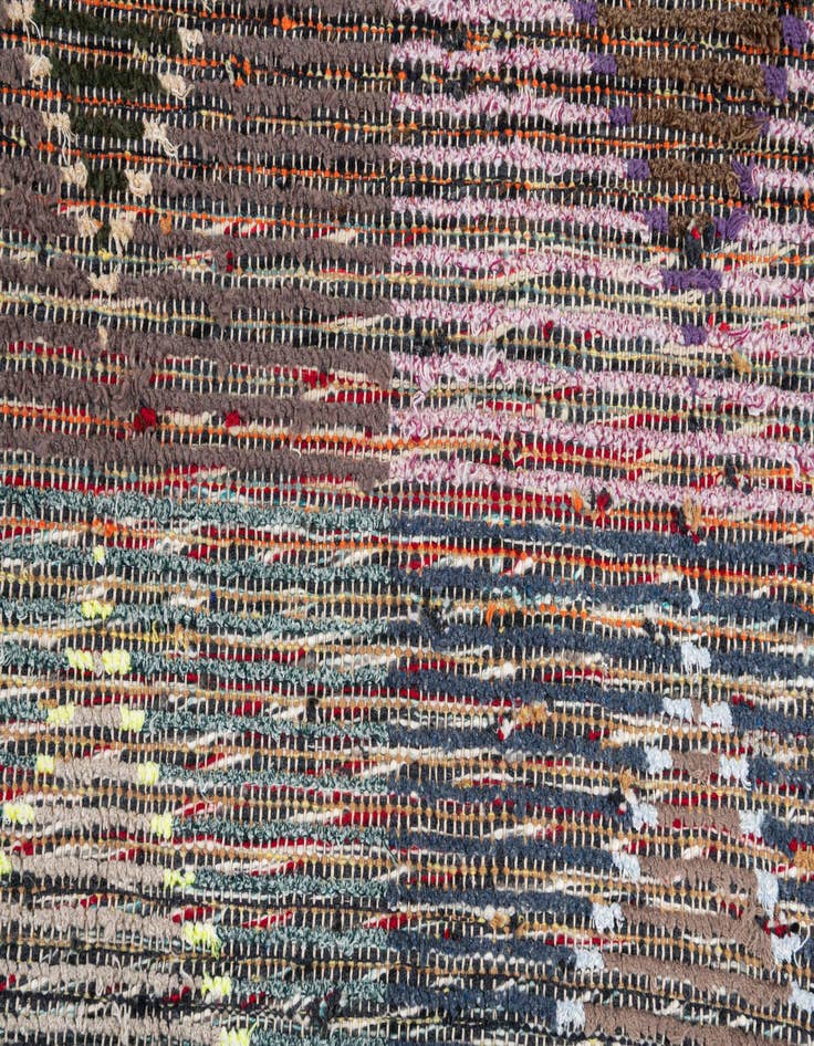 Detail image of 4' 5 x 15' 6  Hand Knotted Moroccan Wool Runner Rug