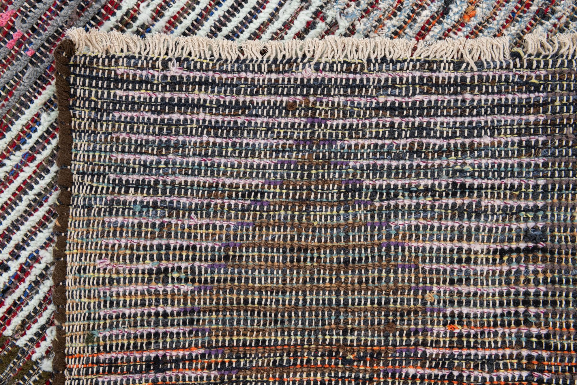 4' 5 x 15' 6 Hand Knotted Moroccan Wool Runner Rug
