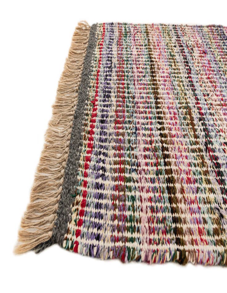 Detail image of 2' 9 x 7' 10  Hand Knotted Moroccan Runner Rug