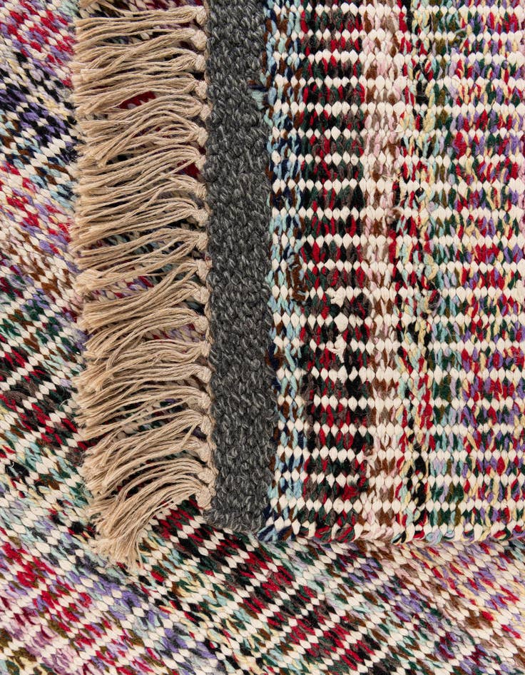 Detail image of 2' 9 x 7' 10  Hand Knotted Moroccan Runner Rug
