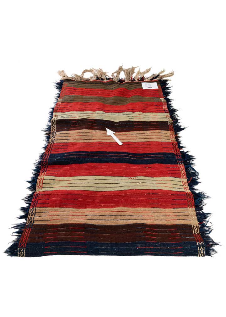 3' 10 x 12' 6 Hand Knotted Moroccan Wool Runner Rug