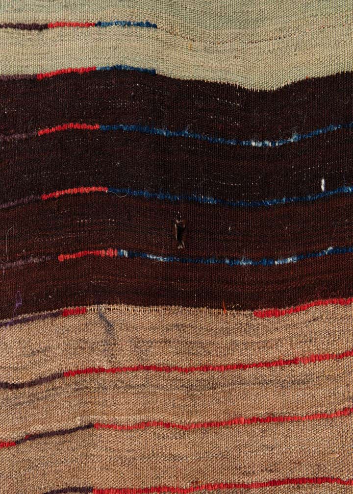 3' 10 x 12' 6 Hand Knotted Moroccan Wool Runner Rug