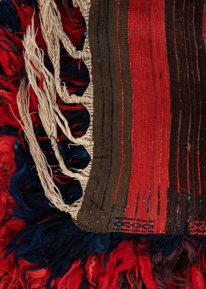 3' 10 x 12' 6 Hand Knotted Moroccan Wool Runner Rug