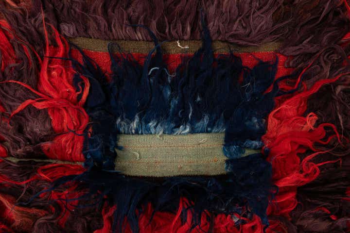 3' 10 x 12' 6 Hand Knotted Moroccan Wool Runner Rug