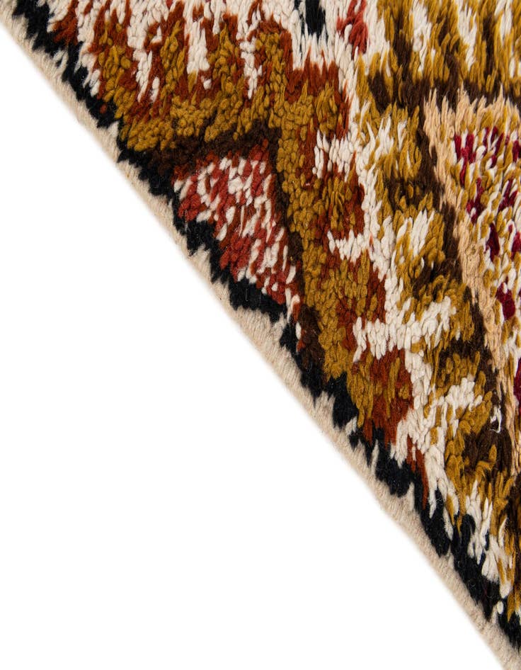 Detail image of 2' 8 x 8' 1  Hand Knotted Moroccan Wool Runner Rug