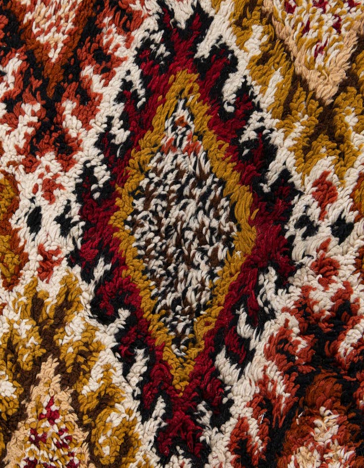 Detail image of 2' 8 x 8' 1  Hand Knotted Moroccan Wool Runner Rug