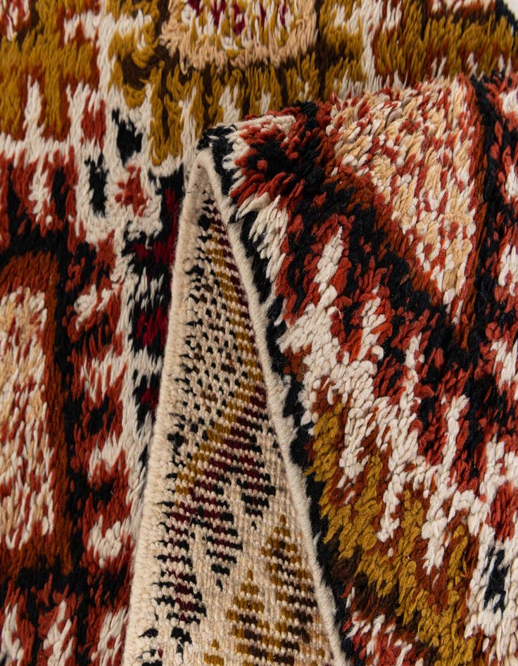 Detail image of 2' 8 x 8' 1  Hand Knotted Moroccan Wool Runner Rug