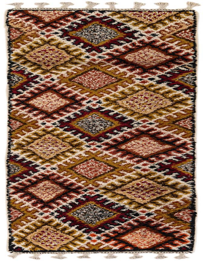 Detail image of 2' 8 x 8' 1 Hand Knotted Moroccan Wool Runner Rug