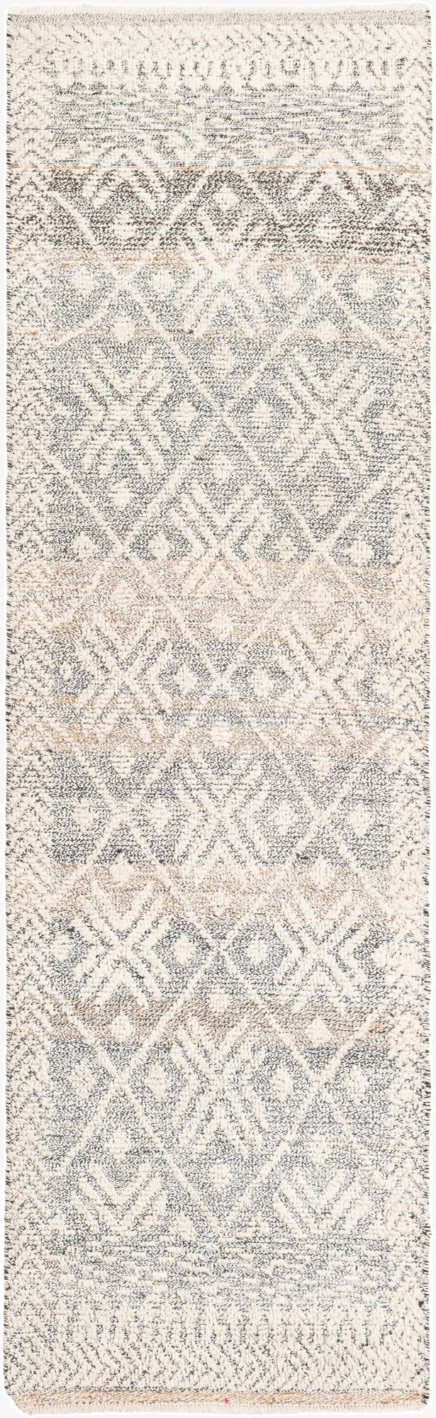 2' 6 x 8' 5  Hand Knotted Moroccan Wool Runner Rug