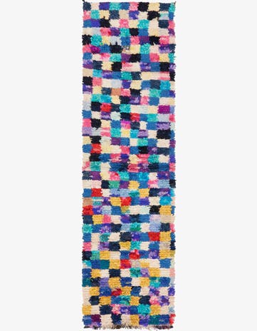 2' 10 x 11' 3 Hand Knotted Moroccan Runner Rug