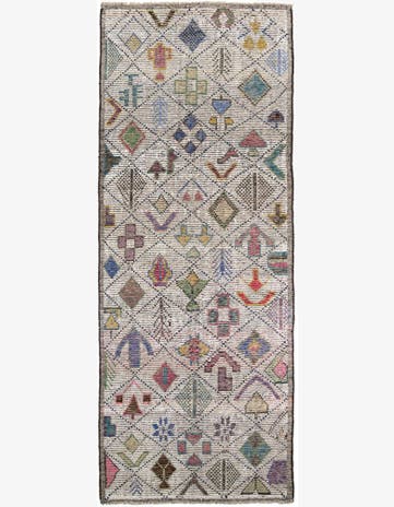 5' 7 x 14' 8 Hand Knotted Moroccan Runner Rug