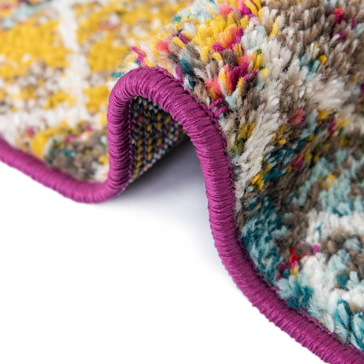 Detail image of 2' 7 x 10' Moroccan Trellis Runner Rug
