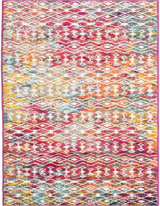 Detail image of 2' 7 x 10' Moroccan Trellis Runner Rug