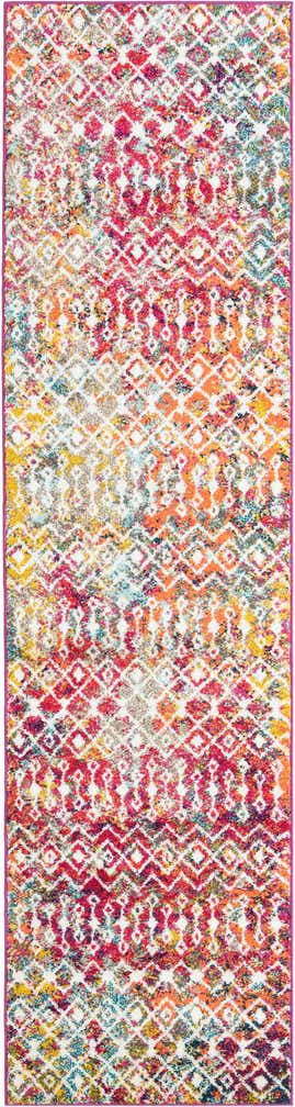 2' 7 x 10' Moroccan Trellis Runner Rug