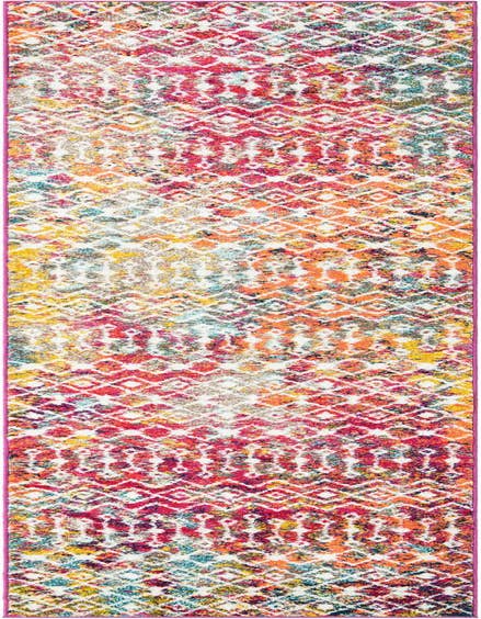 Detail image of 2' 7 x 12' Moroccan Trellis Runner Rug