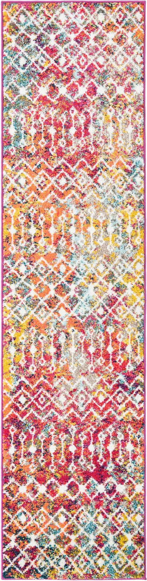 2' x 8' Moroccan Trellis Runner Rug